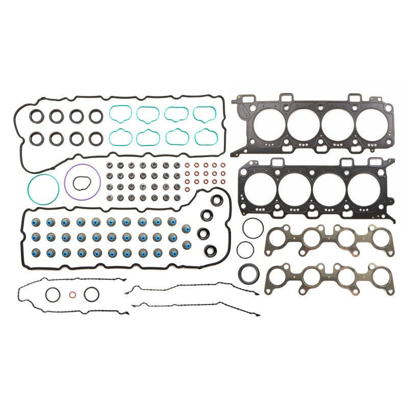 Cometic Street Pro top end gasket set for Ford 5.0L Coyote V8 engine featuring MLS head gaskets and seals.