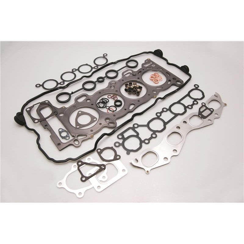Cometic Street Pro top end gasket kit with 87.5mm bore gaskets and hardware for Nissan SR20DET S14 engines.