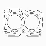 Cometic 98mm multi-layer steel head gasket for Subaru EJ22E engines featuring embossed Viton coated layers.