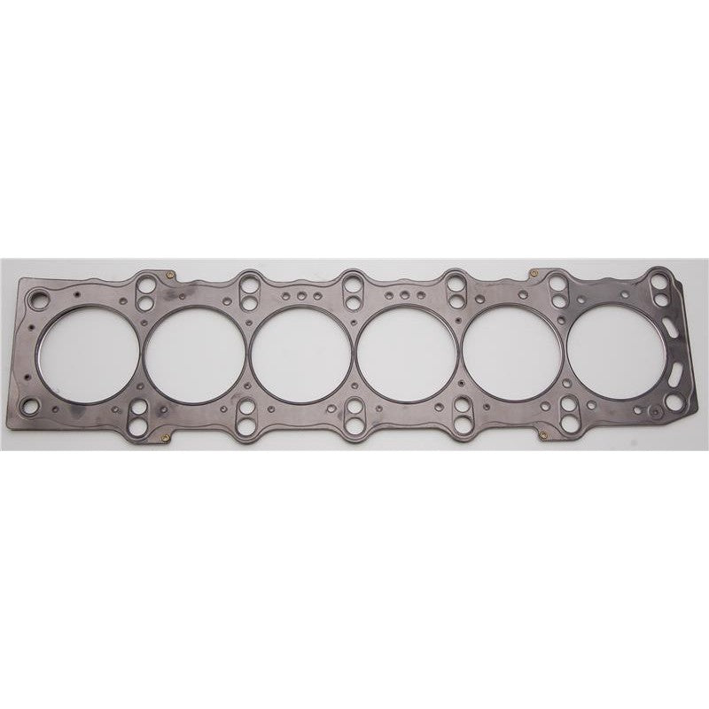 Cometic Multi-Layer Steel head gasket for Toyota 2JZ engines featuring three embossed stainless steel layers.