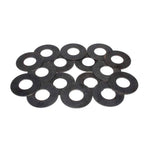 COMP Cams heat-treated valve spring shims with 1.437 inch outside diameter and .030 inch thickness.