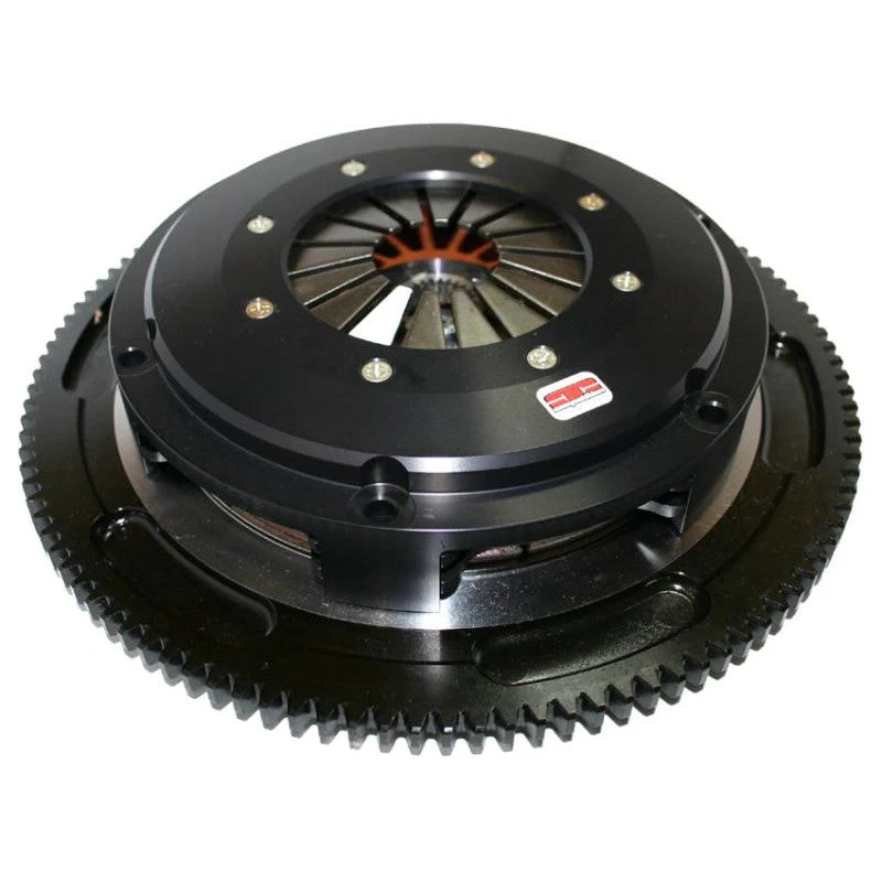 Comp1 Clutch twin disc ceramic clutch kit including pressure plate and discs for Subaru WRX STI pull-type transmissions