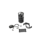 Billet aluminum Competition Catch Can - L with dual -10AN ORB ports and included mounting bracket