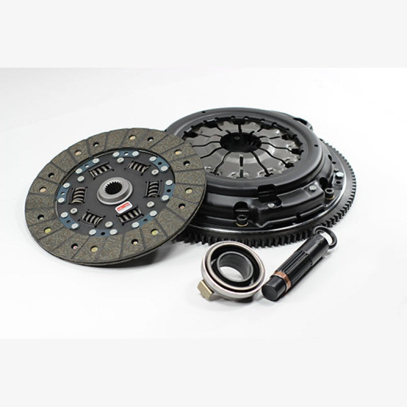Competition Clutch Stage 2 Street Series 2100 Kit with pressure plate, organic sprung disc, and flywheel.
