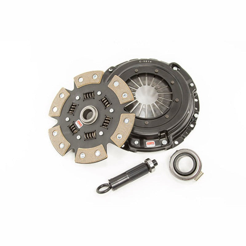Competition Clutch Stage 4 Strip Series 1620 kit including 6-puck ceramic disc, pressure plate, and alignment tool