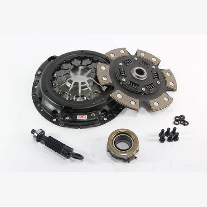 Competition Clutch Stage 4 Strip Series 1620 6-puck ceramic sprung clutch kit with pressure plate and alignment tool.