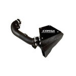 Corsa performance cold air intake system for 2011-2014 Ford Mustang GT featuring a closed airbox and sculpted air duct.