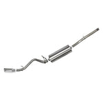 Corsa Sport Cat-Back exhaust system with polished stainless steel slash-cut tip for 2014-2019 Silverado and Sierra 1500.