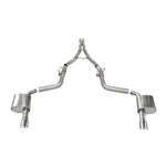 Corsa 21072 valved catback exhaust system with 4.5-inch polished tips for 2015-2023 Dodge Charger SRT and Hellcat.