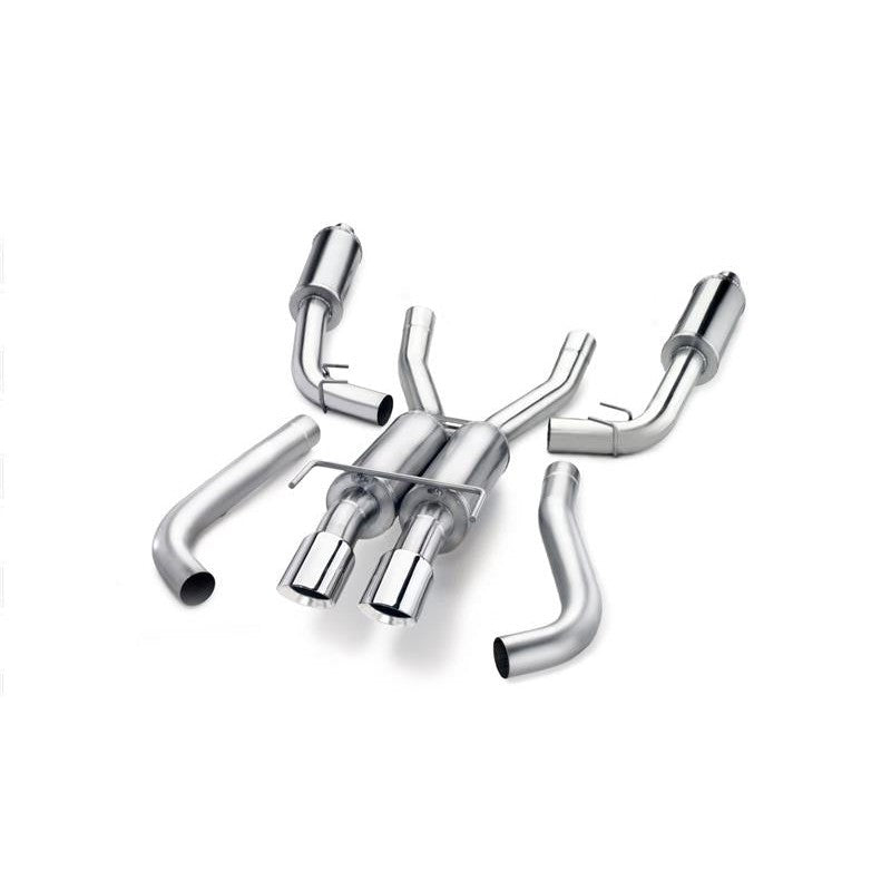 Corsa Sport polished 304 stainless steel cat-back exhaust system with 3-inch inlet for 1996-2002 Dodge Viper.