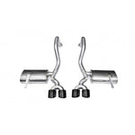Corsa Xtreme axle-back exhaust system with black dual-walled tips for 1997-2004 Chevrolet Corvette C5.
