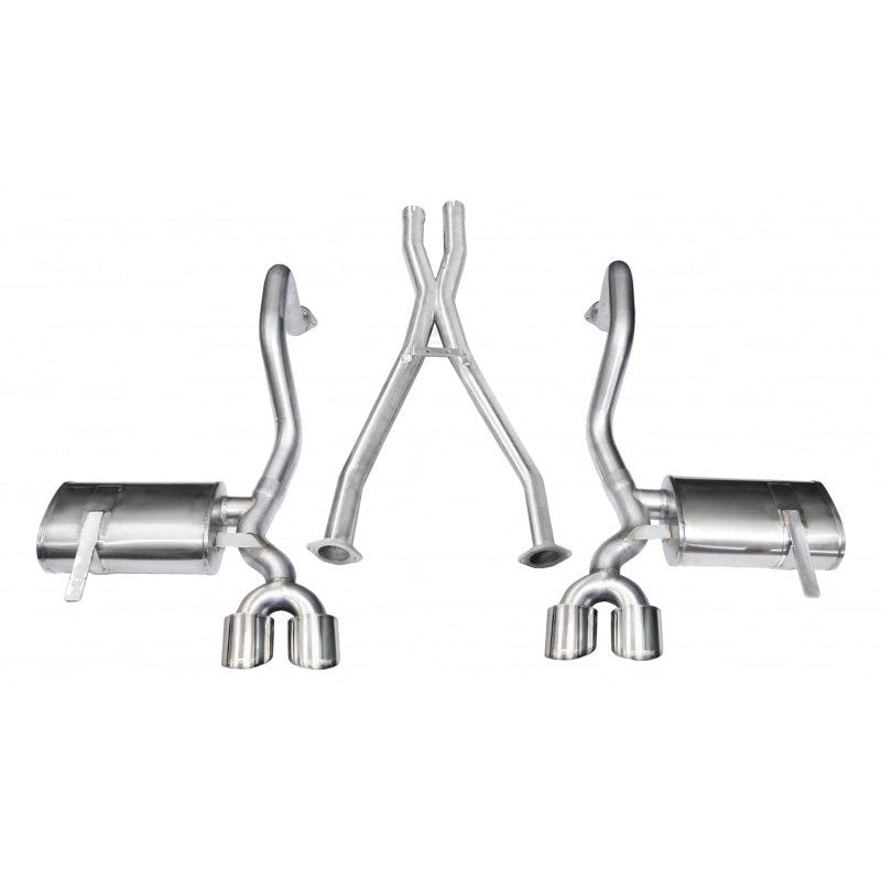 Corsa Polished 304 Stainless Steel Xtreme Cat-Back Exhaust with XO-Pipe for 1997-2004 C5 Corvette