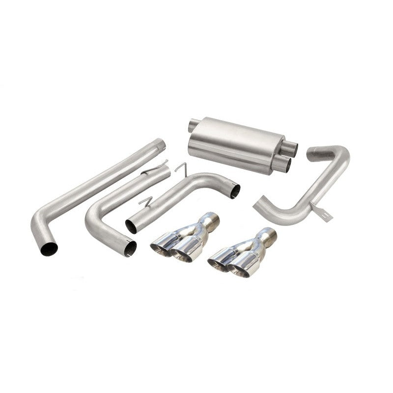 Corsa 14143 Sport Cat-Back Exhaust system with 304 stainless steel piping and dual-walled tips for 1998-2002 GM F-Body.