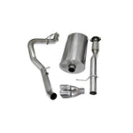 Corsa 14246 Sport Cat-Back Exhaust system with 304 stainless steel piping and dual walled polished tips.