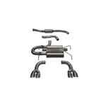 Corsa Sport cat-back exhaust system with polished dual-walled tips and 304 stainless steel piping for Subaru WRX STI.