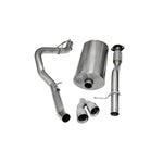 Corsa 14914 Sport Cat-Back Exhaust system with 304 stainless steel piping and dual-walled polished tips