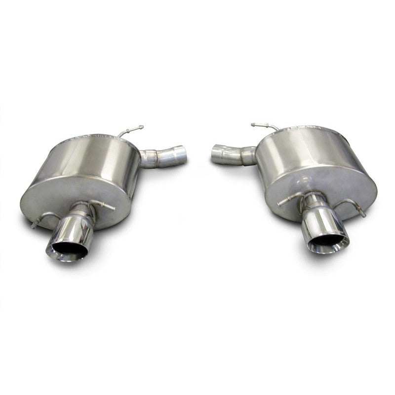 Corsa 304 stainless steel Sport axle-back exhaust system with polished dual-walled tips for 2009-2014 Cadillac CTS V