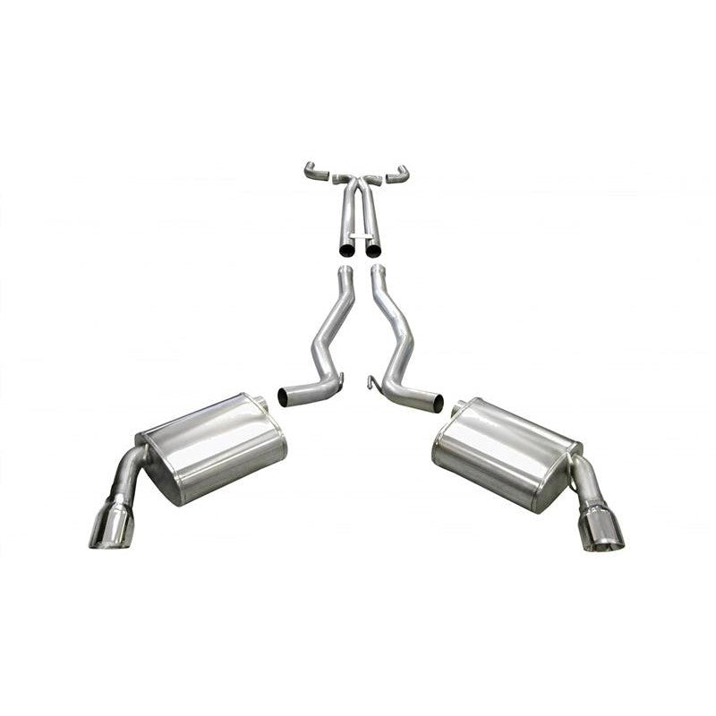 Corsa 14954 Sport Cat-Back exhaust system with XO-pipe and dual polished tips for 2010-2013 Chevrolet Camaro SS