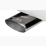 Corsa Sport cat-back exhaust system featuring a polished slash-cut stainless steel tip for 2011-2014 Ford F-150
