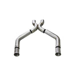 Corsa 14370 2.75-inch stainless steel XO-pipe with catalytic converters for 2011-2014 Ford Mustang GT