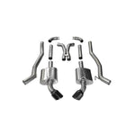 Corsa Xtreme 3-inch cat-back exhaust with black tips for 2010-2015 Chevrolet Camaro SS 6.2L manual.