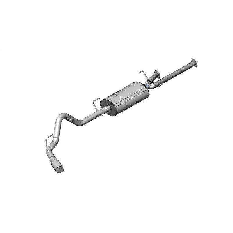 Corsa Sport Cat-Back exhaust system with polished stainless steel slash-cut tips for 2011-2021 Toyota Tundra 5.7L.
