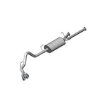 Corsa Sport cat-back exhaust system for Toyota Tundra with dual-walled polished stainless steel tips.