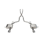 CORSA Xtreme cat-back exhaust system for 5.7L Dodge Durango featuring 2.5 inch stainless piping and polished 4.5 inch tips.