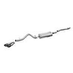 Corsa Sport Single Side Exit Cat-Back Exhaust system with black tips for 2014-2019 Chevrolet Silverado and GMC Sierra 1500