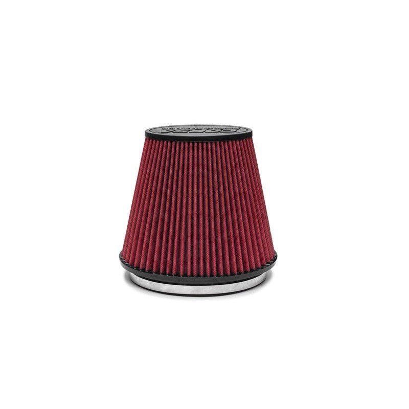 Corsa Performance DryTech 3D high-flow dry air filter featuring pleated gray media and black progressive fit ribbing.