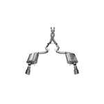Corsa 3-inch stainless steel cat-back exhaust system with polished dual tips for 2015-2017 Ford Mustang GT