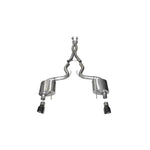 Corsa Xtreme 3-inch 304 stainless steel cat-back exhaust system with dual 4.5-inch black tips for 2015-2017 Mustang GT.