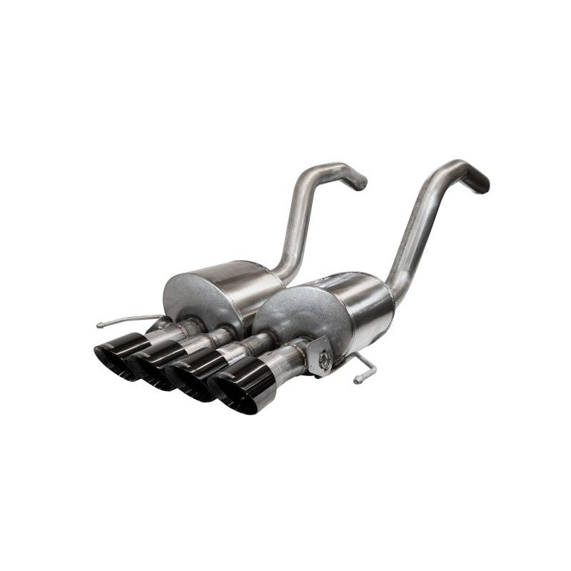 Corsa Xtreme axle-back exhaust system for C7 Corvette featuring quad black tips and 2.75-inch piping.