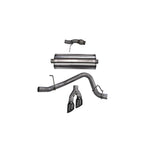 Corsa Sport 3-inch cat-back exhaust system with twin black 4-inch tips for 2015-2020 Tahoe and Yukon.