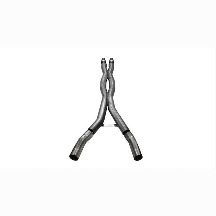 Corsa 3-inch 304 stainless steel double X-pipe exhaust section for 2016-2017 Ford Mustang Shelby GT350.