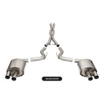 Corsa Performance dual rear exit stainless steel cat-back exhaust for 2015-2020 Ford Mustang Shelby GT350