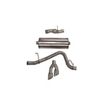 Corsa 304 stainless steel cat-back exhaust system with dual polished tips for 2015-2020 6.2L GM SUVs.