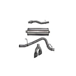 Corsa 304 stainless steel cat-back exhaust system with twin 4-inch black tips for 2015-2020 Suburban and Yukon XL.