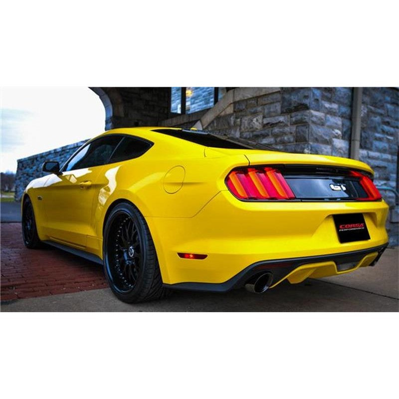 Corsa 3-inch stainless steel double x-pipe for 2015-2025 Ford Mustang GT