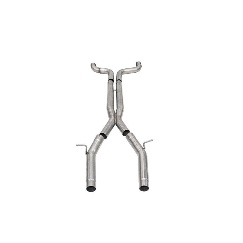 Corsa Performance stainless steel 3.0-inch Cat-Connect X-Pipe for 6th Gen Chevrolet Camaro SS and ZL1