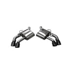 Corsa Xtreme axle-back exhaust system with 304 stainless steel piping and dual-walled black tips for Chevrolet Camaro.