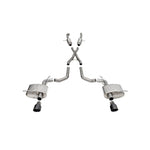 Corsa Performance 2.75-inch Xtreme cat-back exhaust system with dual 4.5-inch black PVD tips for Dodge Durango SRT 392
