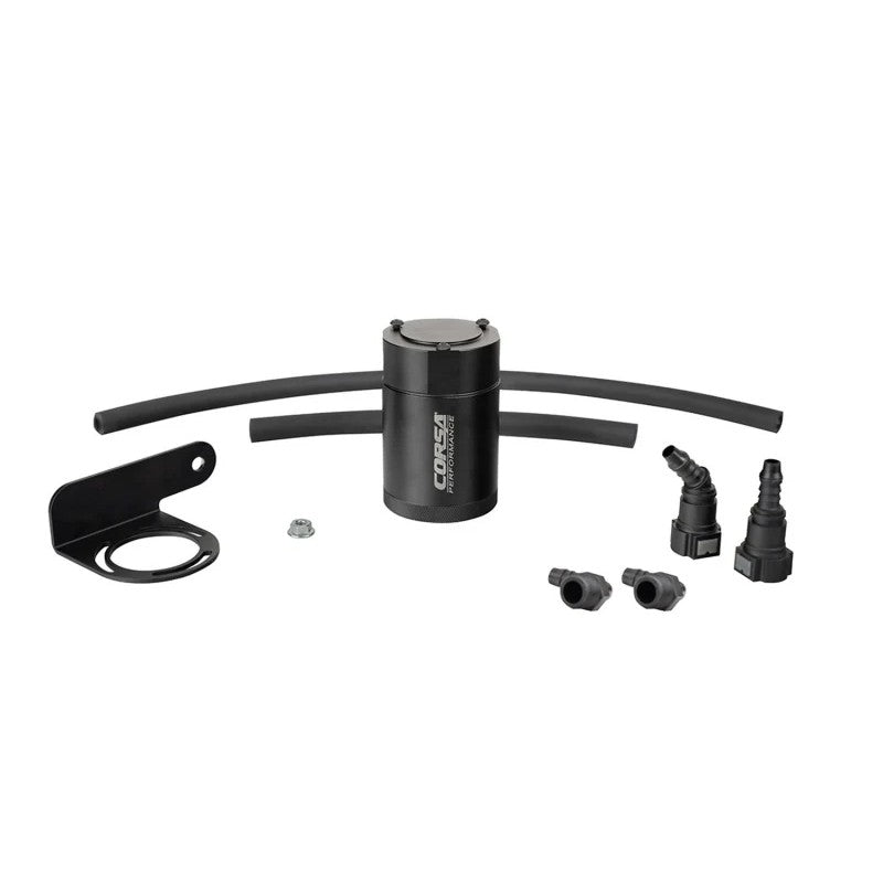 Corsa 2019-2025 Silverado/Sierra & 2021-2025 Tahoe/Suburban/Yukon/Denali Aluminum Oil Catch Can