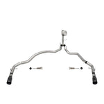 Corsa Xtreme 304 stainless steel cat-back exhaust system with dual rear-exit Black PVD tips for Ford F-150.