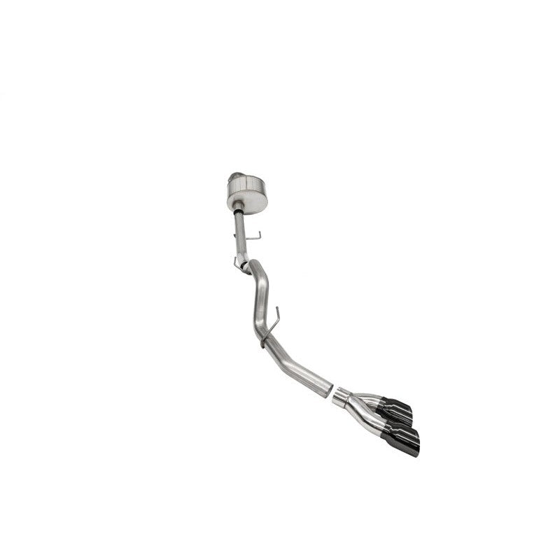 Black PVD dual-walled exhaust tip and 304 stainless steel cat-back exhaust for 2021-2025 Ford F-150.