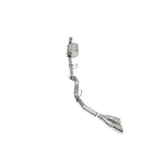 Corsa Sport cat-back exhaust system with 3.5-inch 304 stainless steel piping and a polished slash-cut exit tip.