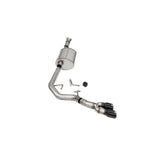 Corsa Sport cat-back exhaust system with black PVD tips and 304 stainless steel tubing for 2021-2025 Ford F-150.