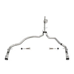 Corsa Performance Xtreme cat-back exhaust system with polished dual rear exit tips for 2021-2025 Ford F-150 5.0L