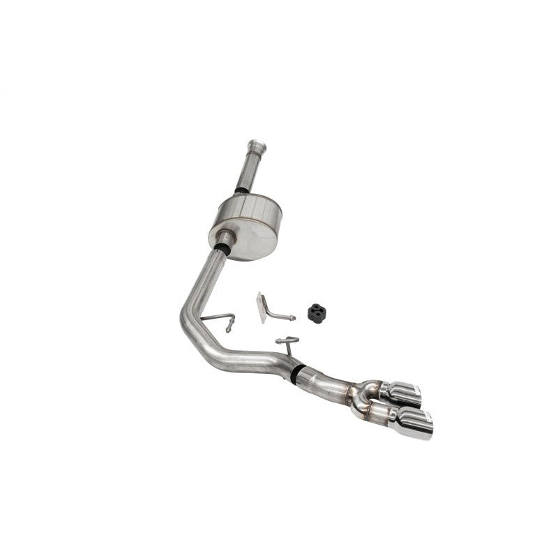 Corsa Performance Xtreme 304 stainless steel cat-back exhaust with dual polished tips for 2021-2025 Ford F-150 5.0L.