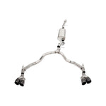Corsa Sport Cat-Back exhaust system for GM SUVs with 304 stainless steel piping and dual 4-inch black dual-wall tips